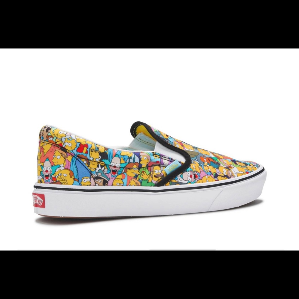 VANS THE SIMPSONS X COMFYCUSH SLIP-ON 'SPRINGFIELD' MULTI-COLOR